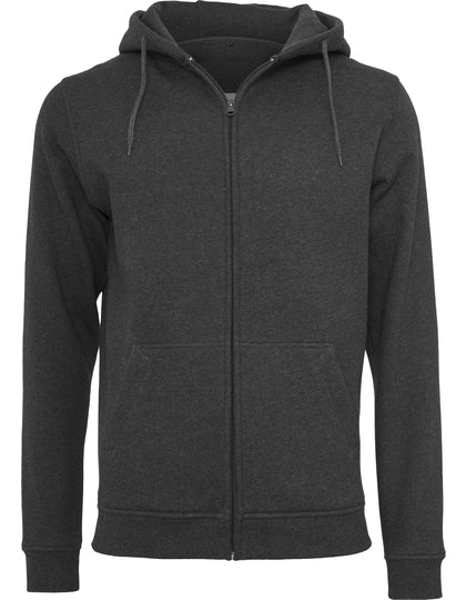 Hoody Zip Med Tryk