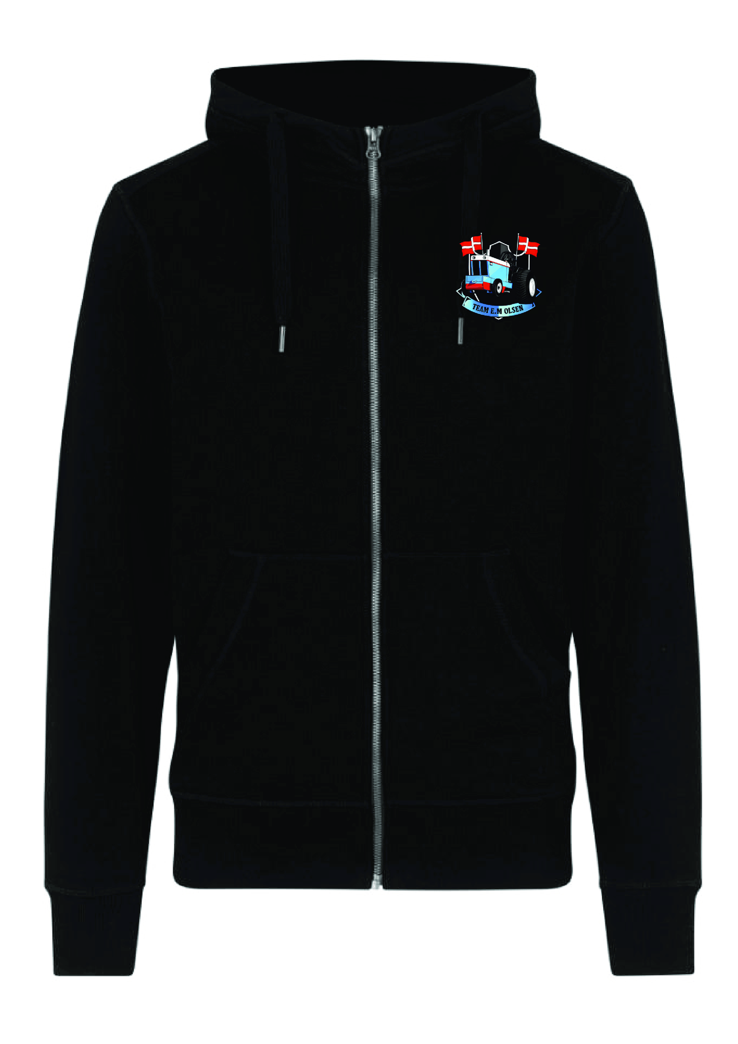 Team E.M Olsen Hoodie Zip - Flag logo