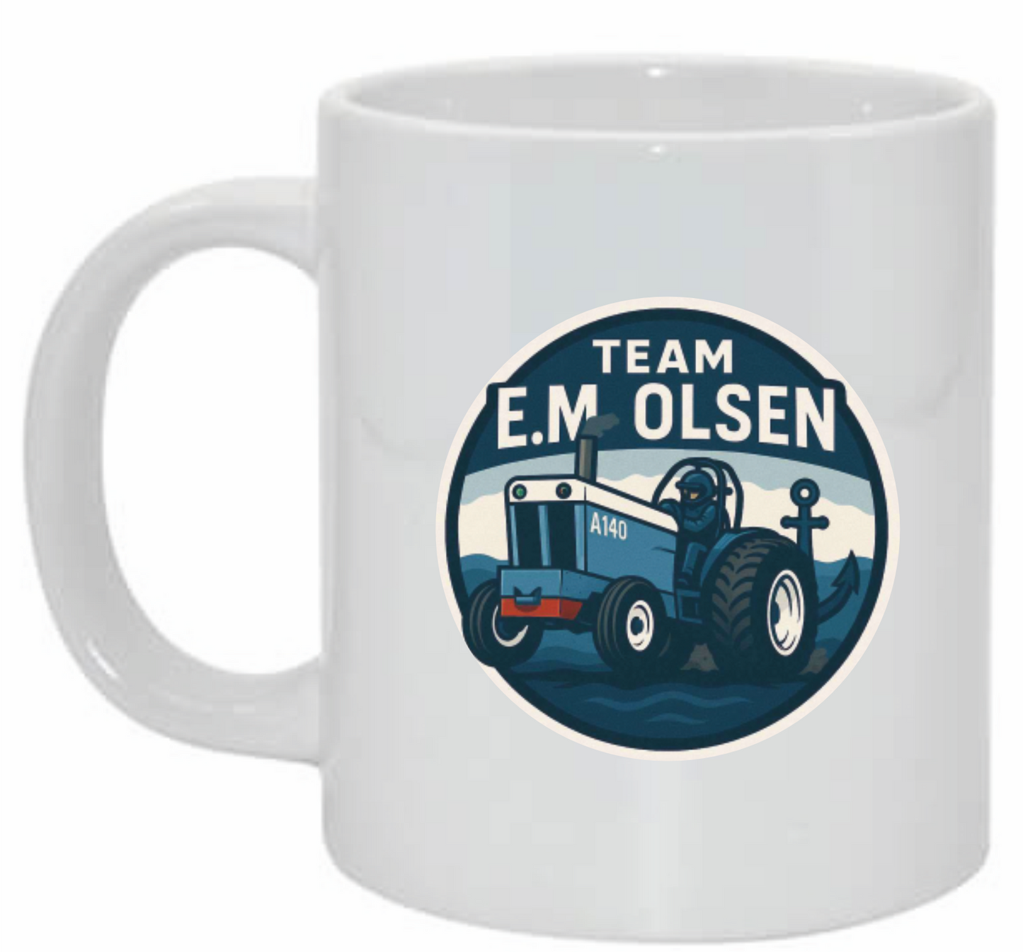 Team E.M Olsen Kaffe Krus - Rund logo