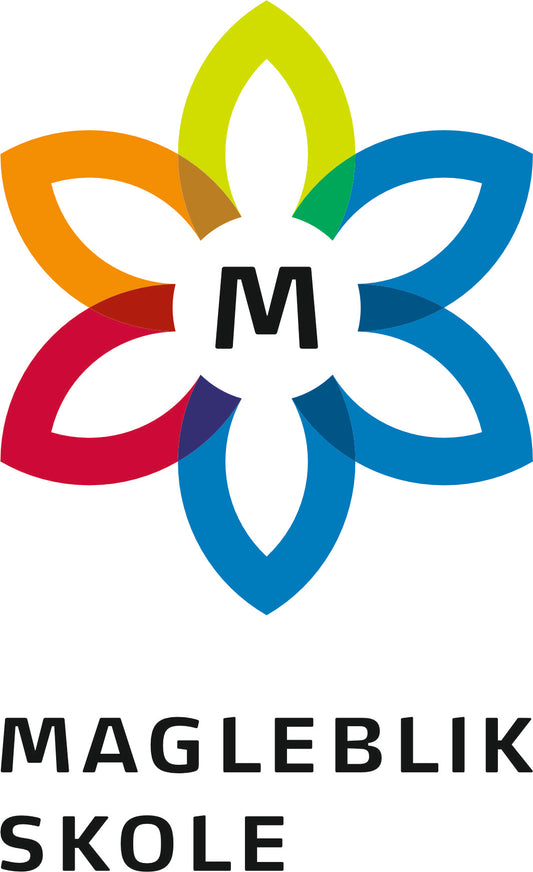 Magleblik Bryst logo- Hvid