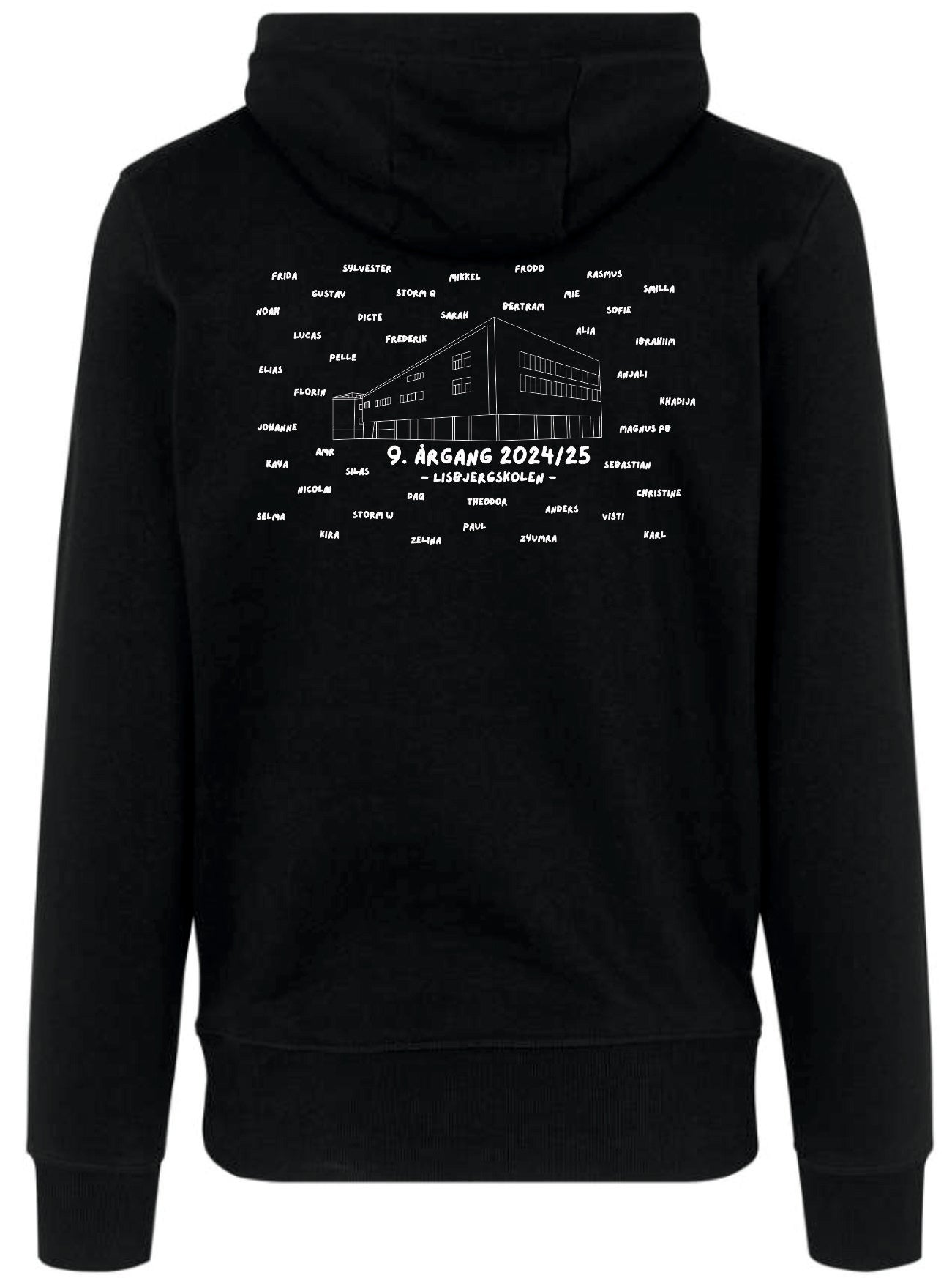 Hoodie Med Skole Logo